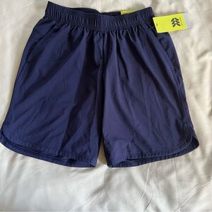 NWT All in Motion Boys Dark Blue Shorts Size Medium